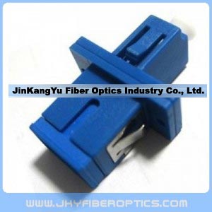 SC to LC fiber hybrid adaptor plastic housing